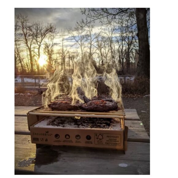 CasusGrill Disposable Single-Use Eco Quick Light-Up BBQ - Picture 10 of 10